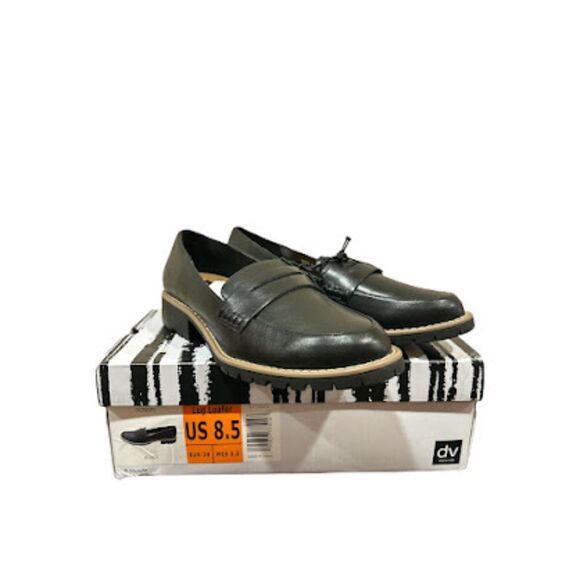 DV by Dolce Vita Shoes - DV Dolce Vita Women's Carley Lug Loafer Black Size 8.5
